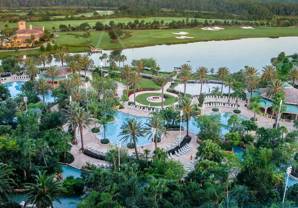 aerial-view-from-drone-footage-of-orlando-florida-resort-in-middle-of-southeastern-swamps-now-populated-by-attractions-as-a-tourist-travel-destination